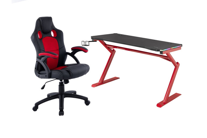 Athens Gaming Desk & Chair Set