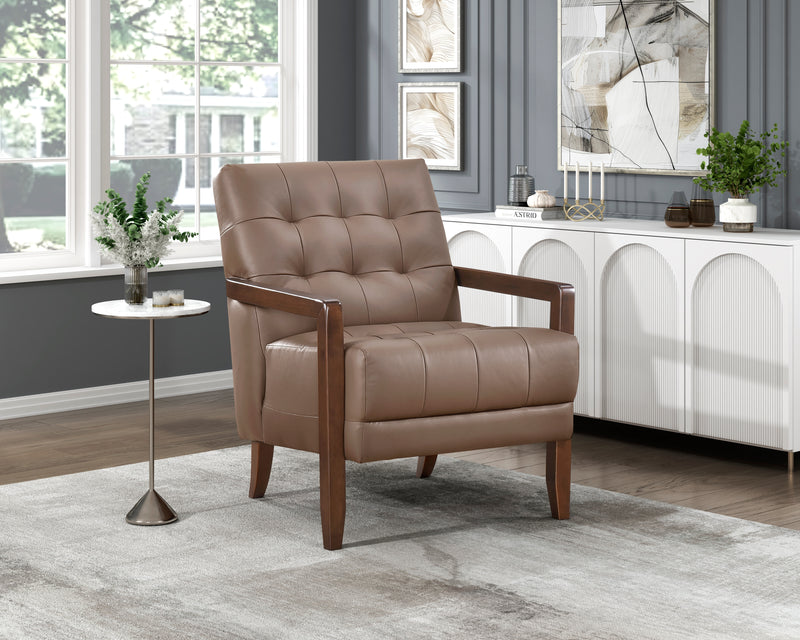 Crafton Accent Chair in Brown