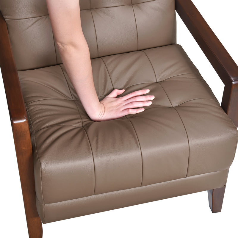 Crafton Accent Chair in Brown