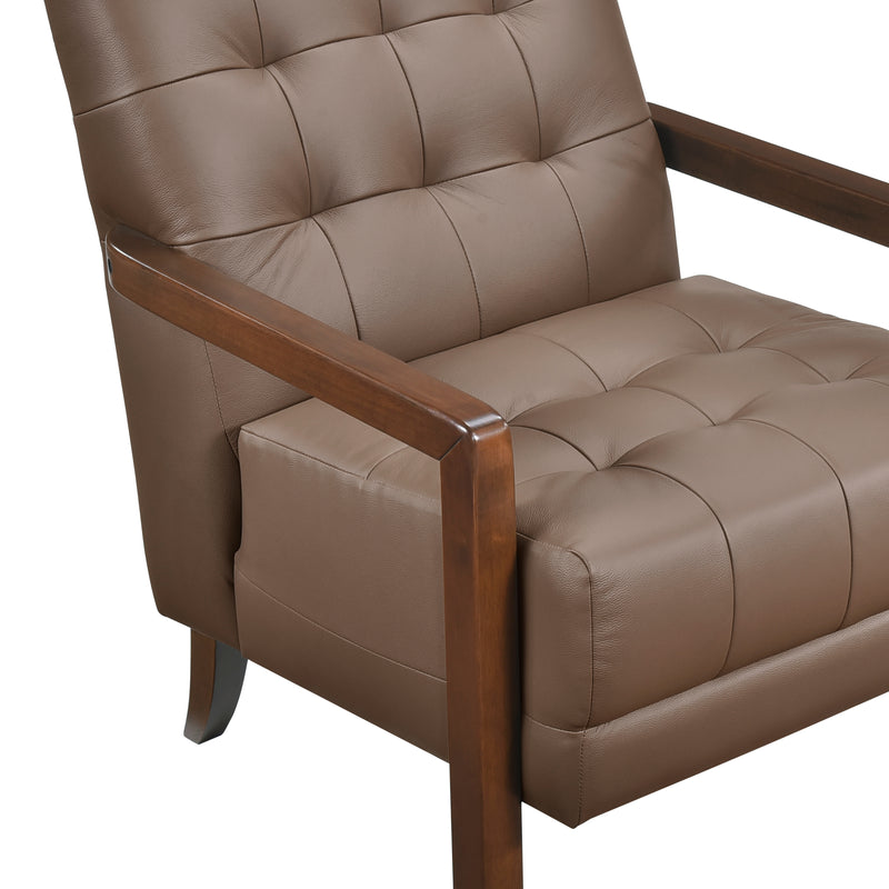 Crafton Accent Chair in Brown