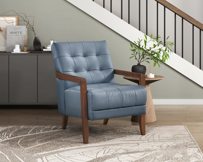 Crafton Accent Chair in Blue