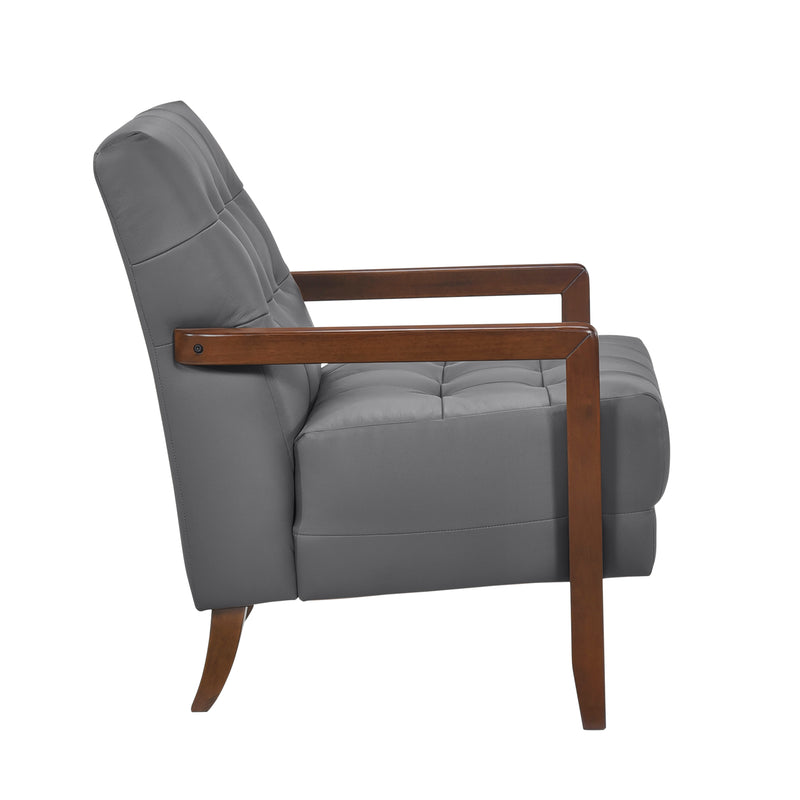 Crafton Accent Chair in Grey