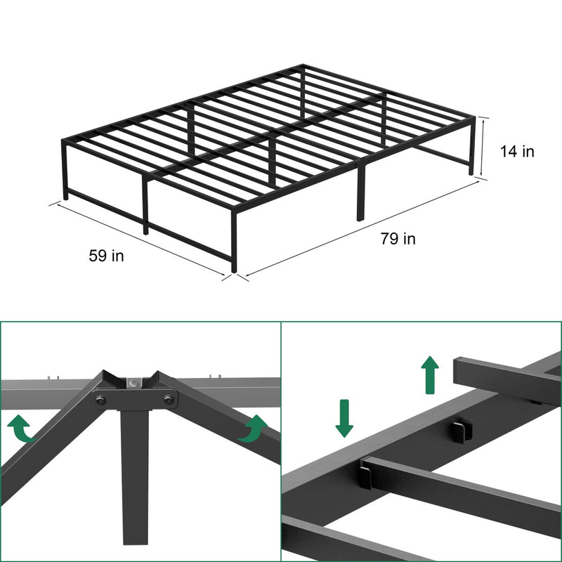 Amiri Platform Bed Base