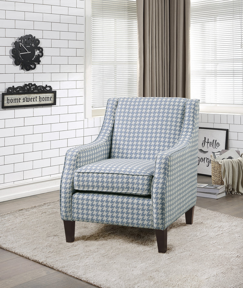 Fischer Accent Chair in Blue