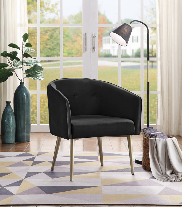 Nikki Accent Chair in Black