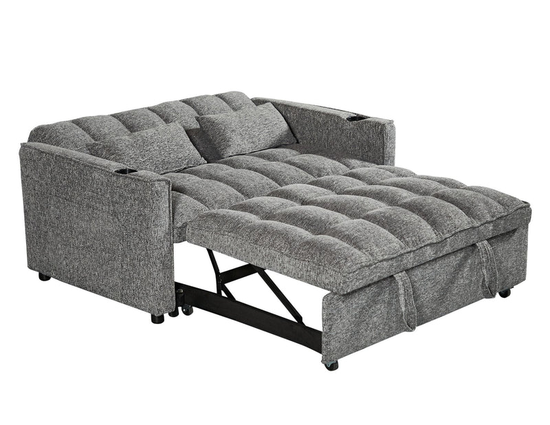 Vanessa Lay-flat & Pull-out Sofa Bed with USB