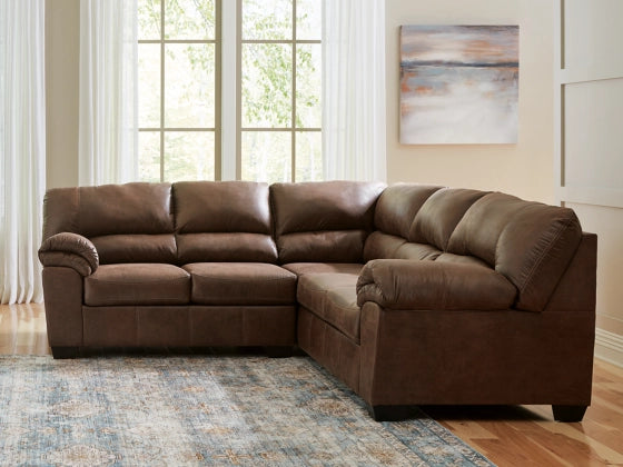 Bladen 2-Piece Sectional in Coffee