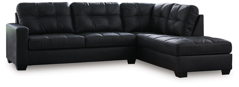 Barlin Mills 2-Piece Sectional with Chaise in Carbon