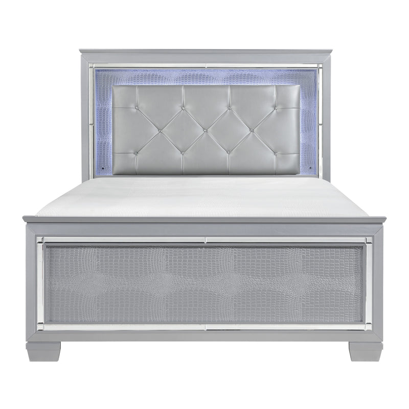 Allura Bedroom Set in Silver