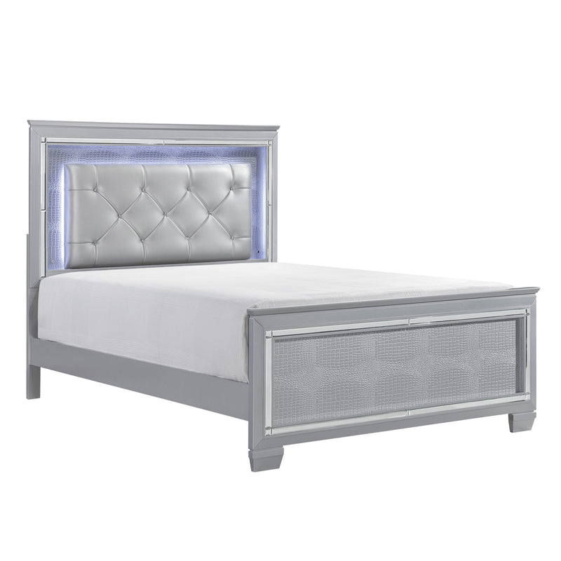 Allura Bedroom Set in Silver