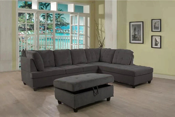 Aruba Sectional with Storage Ottoman