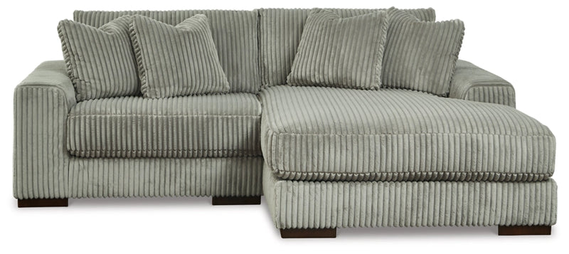 Lindyn 2-Piece Sectional with Chaise in Fog