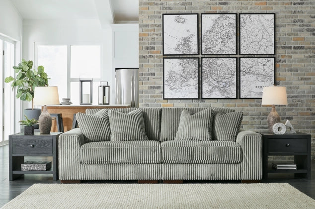 Lindyn 2-Piece Sectional Sofa in Fog