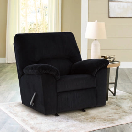 SimpleJoy Sofa, Loveseat and Recliner in Onyx