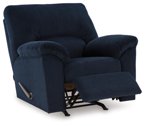 SimpleJoy Sofa, Loveseat and Recliner in Navy