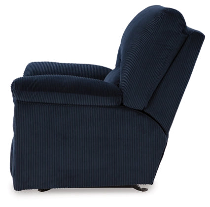 SimpleJoy Sofa, Loveseat and Recliner in Navy