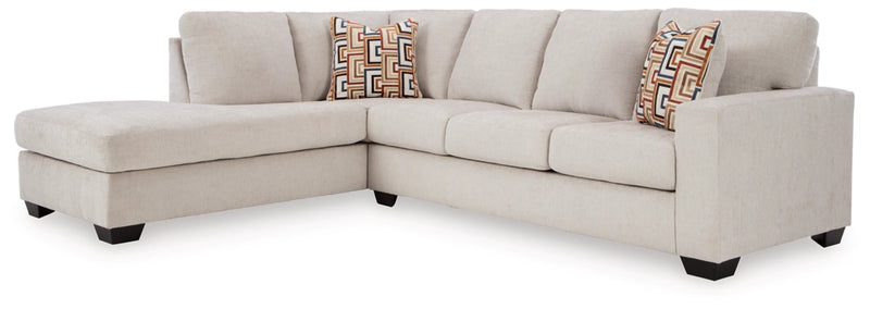 Aviemore 2-Piece Sectional with Chaise in Stone