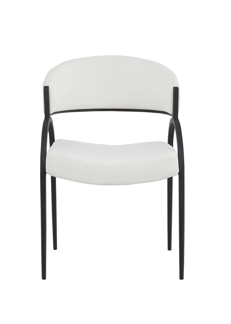 Alessia Dining Chair in Cream, Set of 2