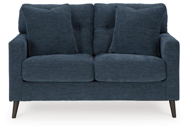 Bixler Sofa, Loveseat and Chair in Navy