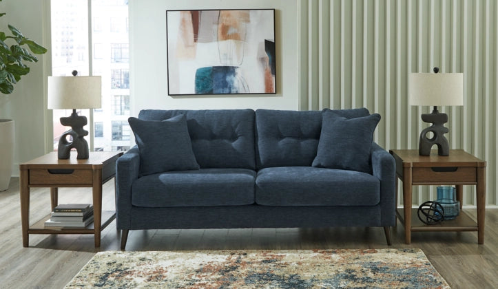 Bixler Sofa, Loveseat and Chair in Navy