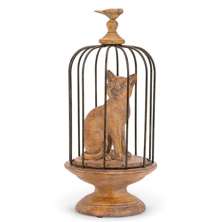 Cat in Birdcage