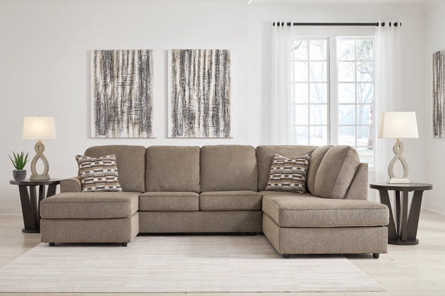 O'Phannon 2-Piece Sectional with Chaise in Briar