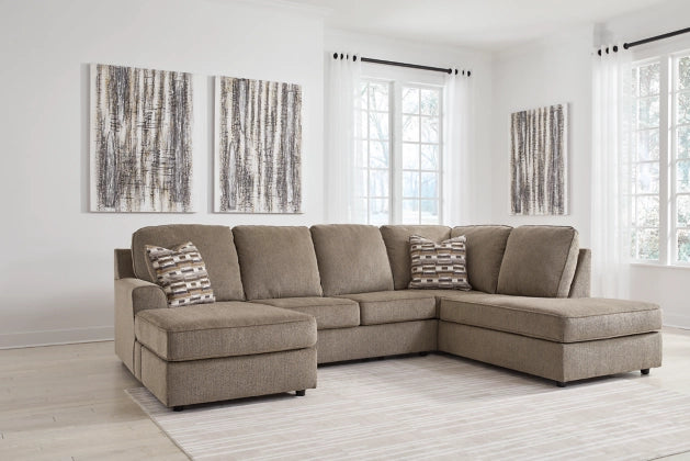 O'Phannon 2-Piece Sectional with Chaise in Briar