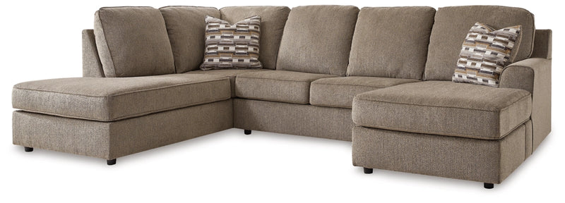 O'Phannon 2-Piece Sectional with Chaise in Briar