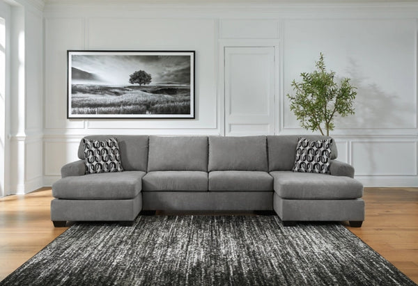 Birkdale Court 3-Piece Sectional with Double Chaise