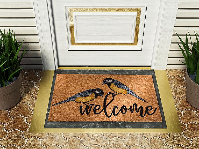 Bird Welcome Doormat - 18" x 30"