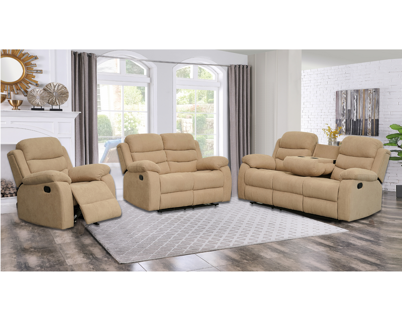 Morocco 3pc Manual Recliner Set