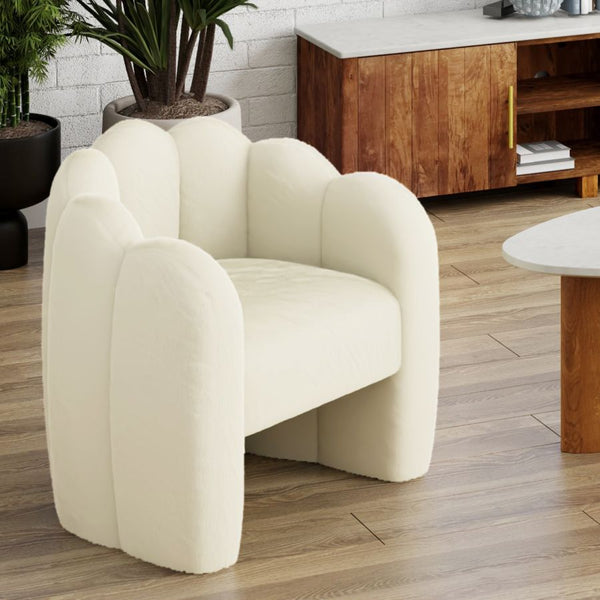 Pandora Accent Chair in Ivory