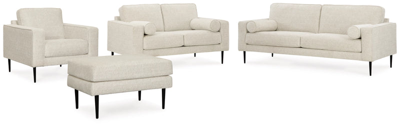 Hazela Sofa, Loveseat, Chair and Ottoman