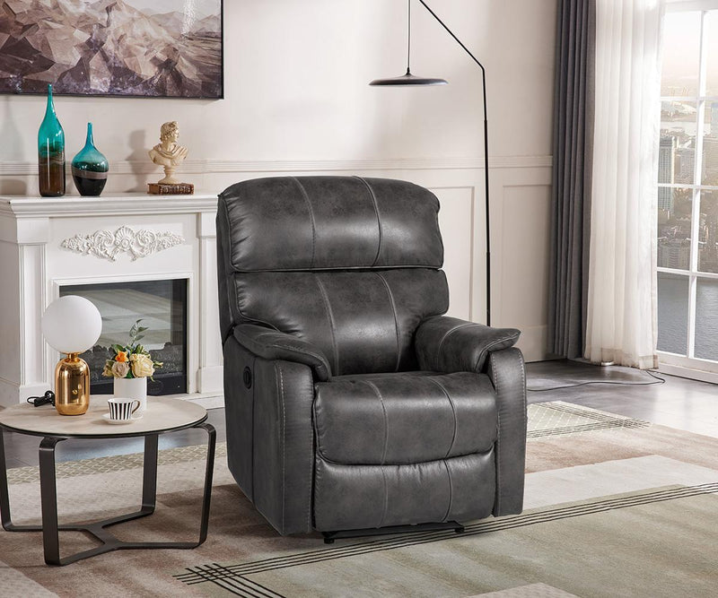 Ayla Power Recliner Chair in Gray