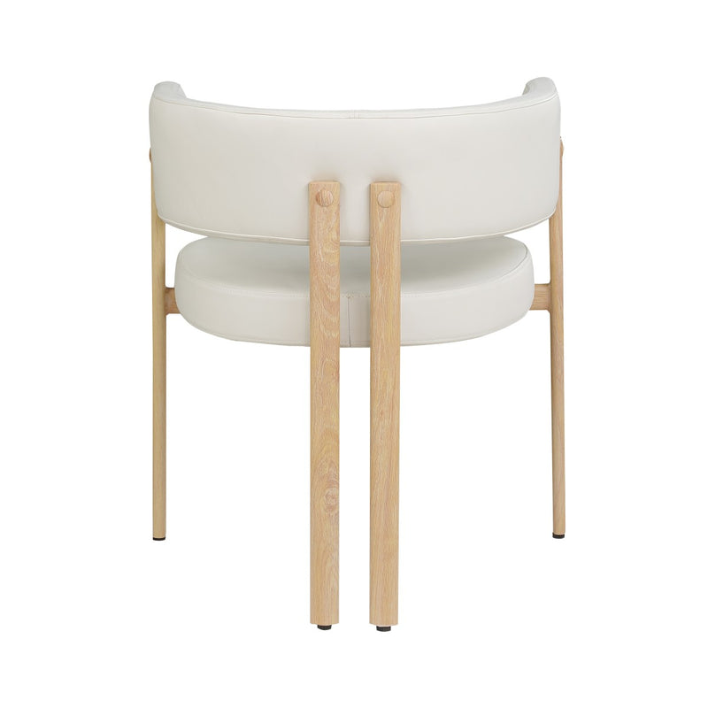 Belisse Dining Chairs in Cream, Set of 2