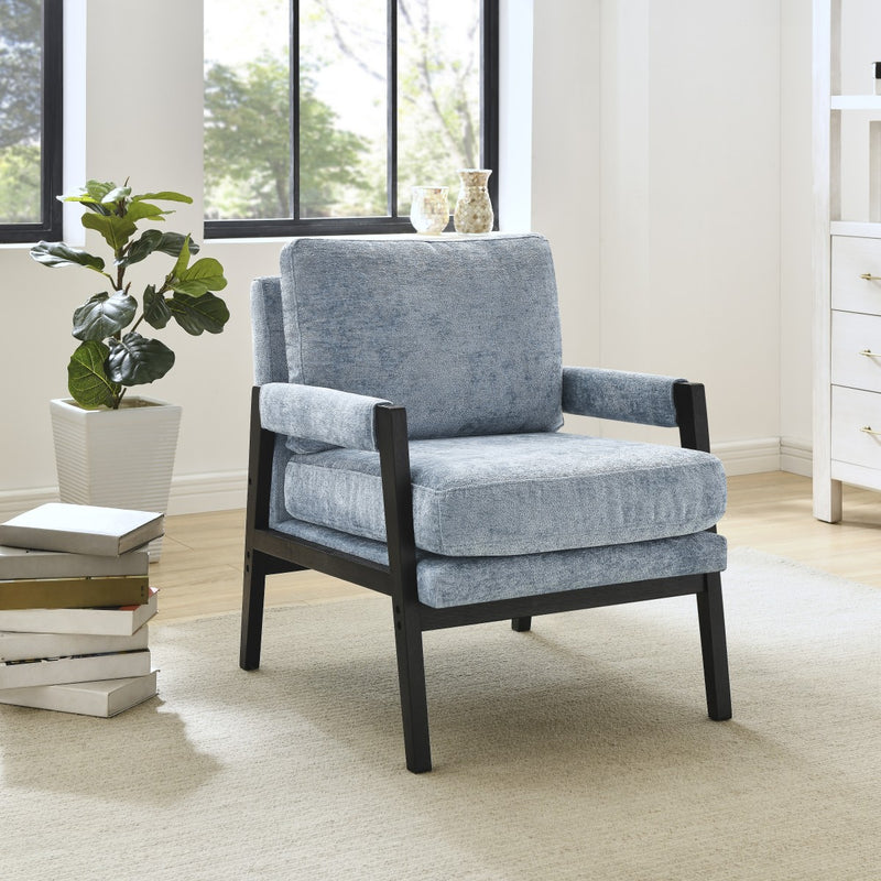 Carlo Arm Chair in Blue