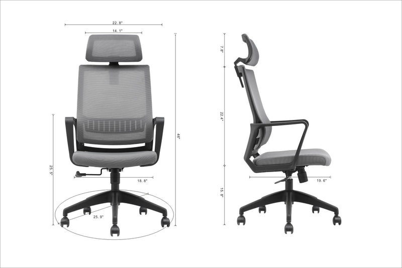 Mesh Office Chair w/ Headrest