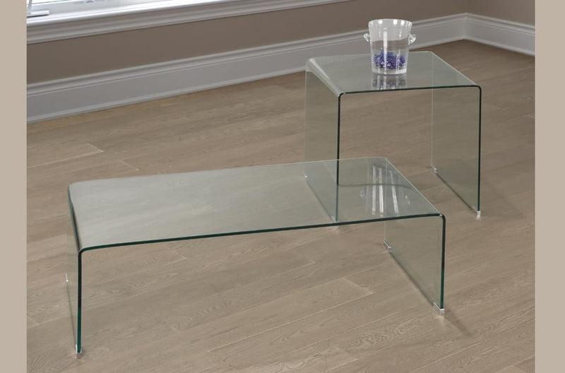 Glass Coffee Table Set - T5600