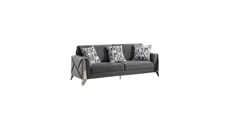 Diana 3pc Sofa Set in Grey