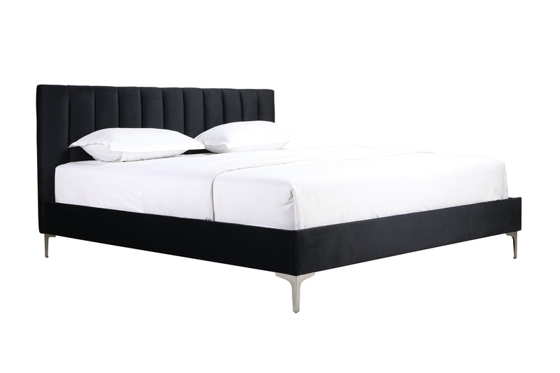 Melina Platform Bed in Black