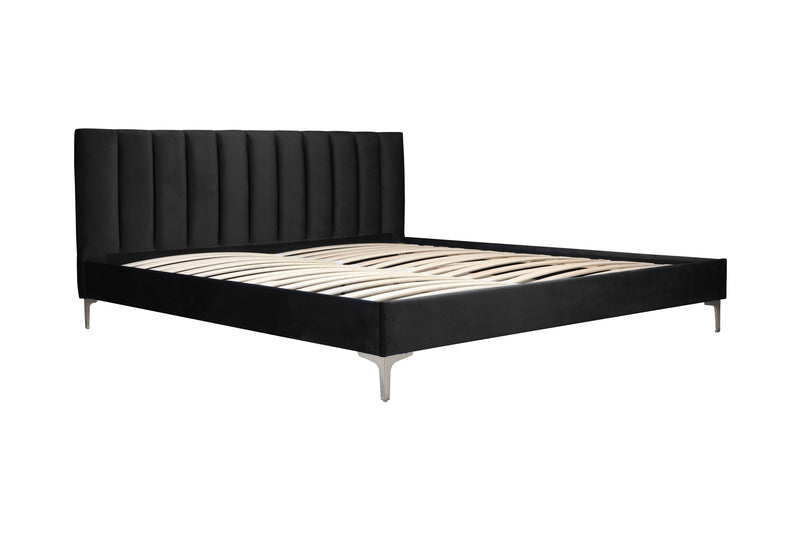 Melina Platform Bed in Black