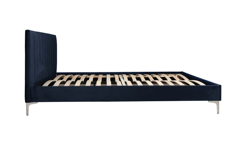 Melina Platform Bed in Navy