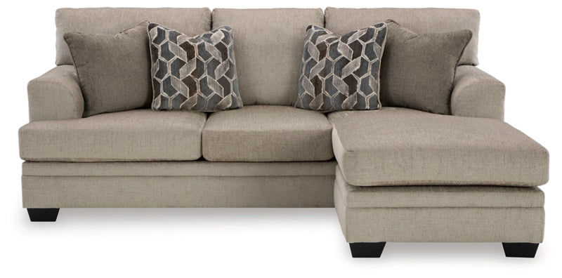 Stonemeade Sofa Chaise, Chair, and Ottoman in Taupe