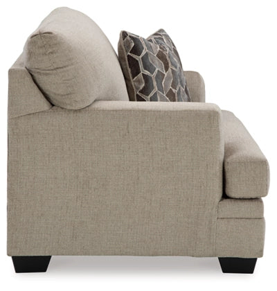 Stonemeade Sofa Chaise, Chair, and Ottoman in Taupe