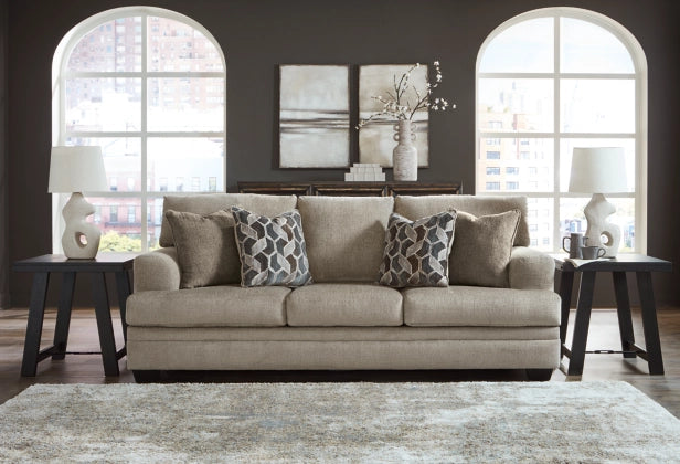 Stonemeade Sofa, Loveseat, Chair and Ottoman in Taupe