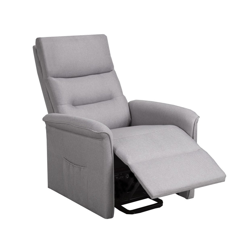 Ariel Recliner Lift Chair in Light Grey