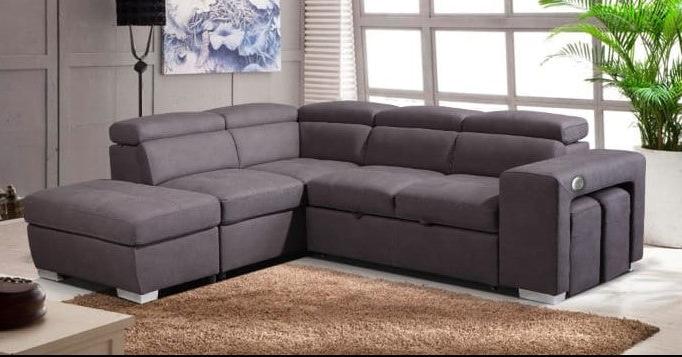 Oakley USB Sleeper Sectional