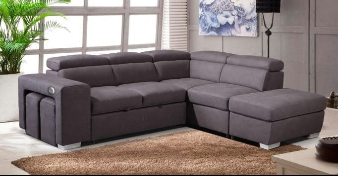 Oakley USB Sleeper Sectional