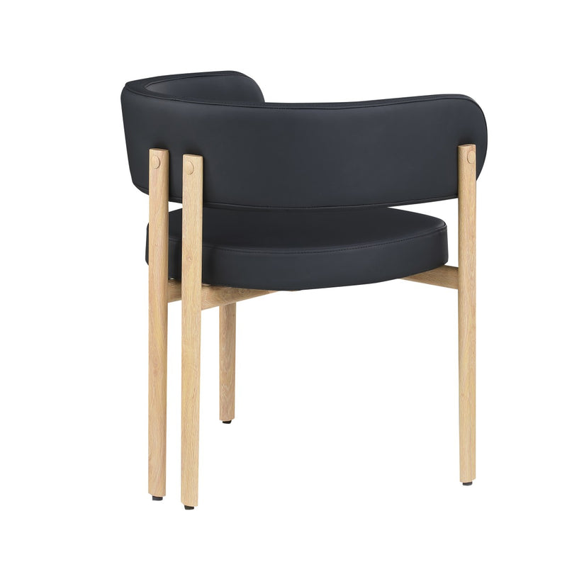 Belisse Dining Chairs in Black, Set of 2