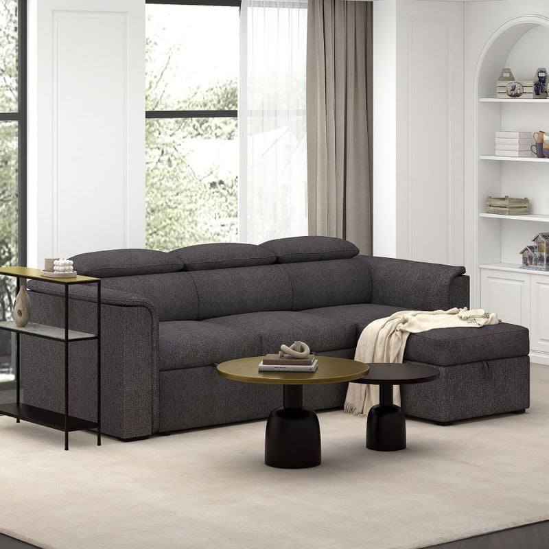 Oskar Sofa Bed Sectional with Storage Chaise